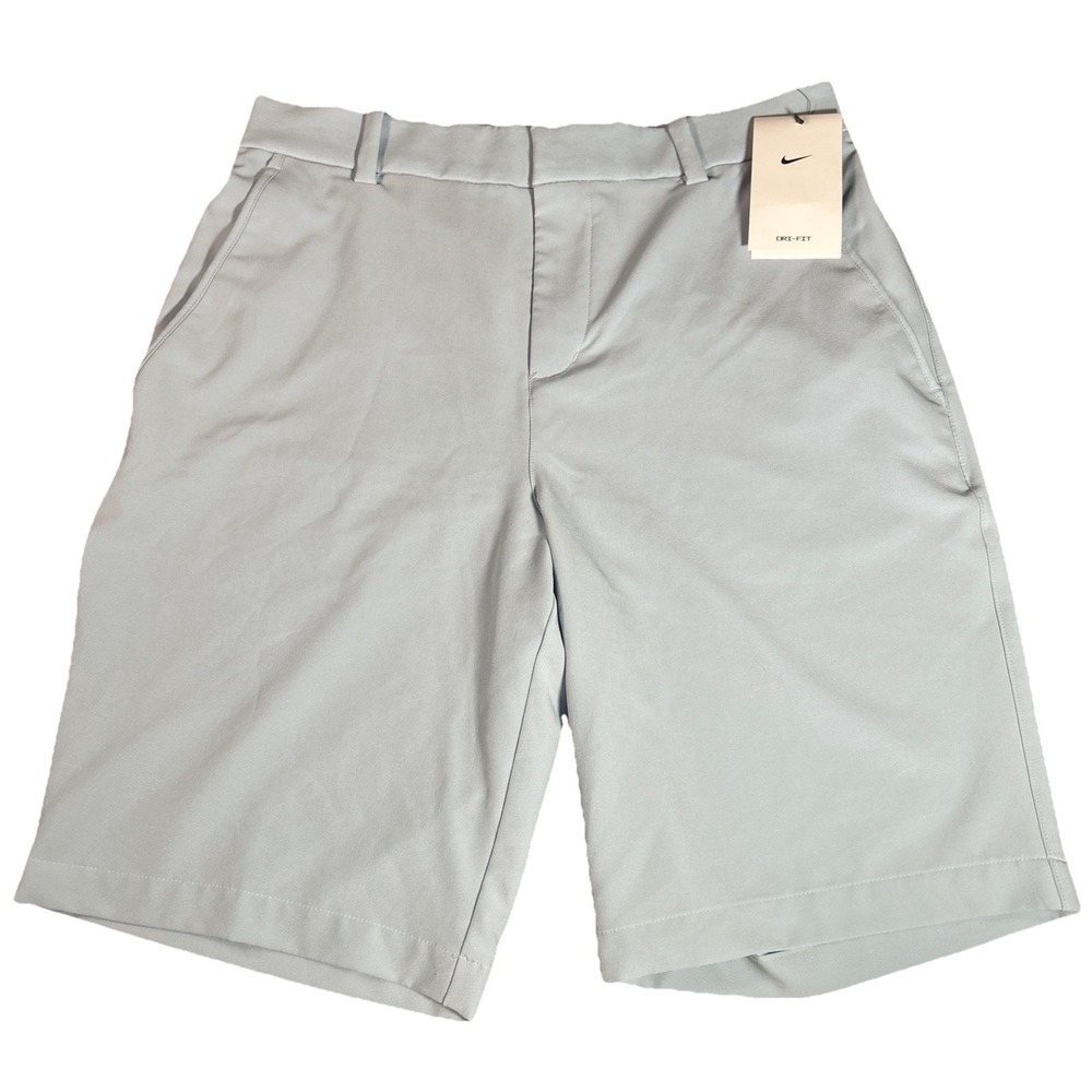 NWT Nike Dri Fit Hybrid Golf Shorts Men's 30 Light Blue 10" Performance Stretch - Picture 1 of 7